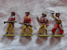 LOTTO SOLDATINI COWBOY VINTAGE CROMOPLASTO XILOPLASTO