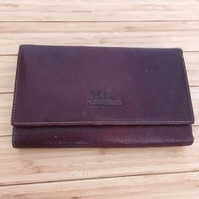 Portafoglio Vintage Gherardini Espandibile Pelle Marrone Morbida Pelle Firenze Italia