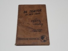 CATERPILLAR D6 TRACTOR 60 INCH GAUCE PARTS CATALOG TRATTORE CATALOGO RICAMBI