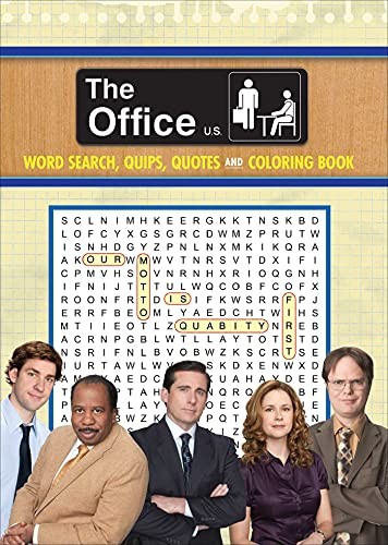 The office word search - search,, quips