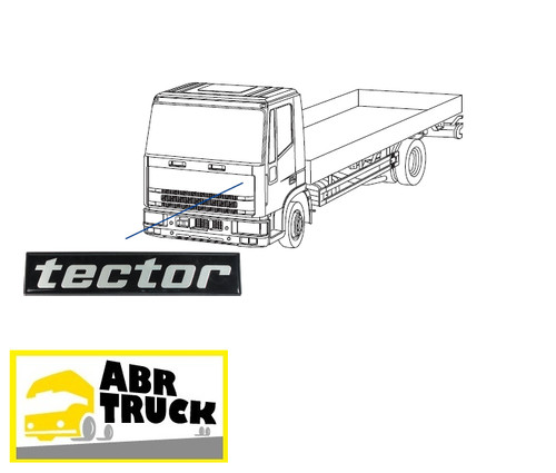 Scritta logo frontale cabina - logo,