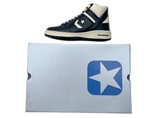 Scarpa da basket Converse nero/bianco Weapon Mid retrò tomaia in pelle stella Chevron