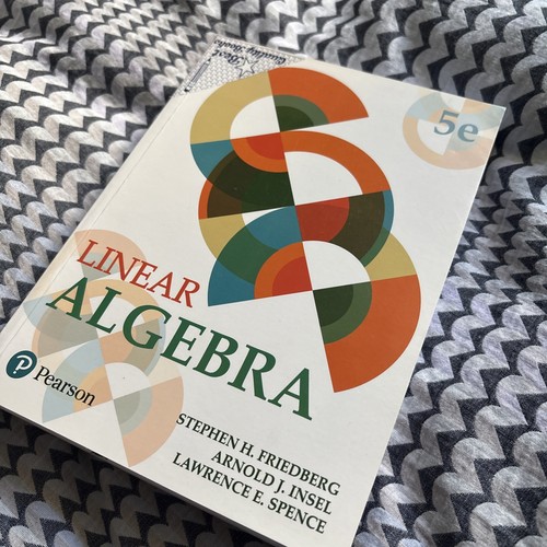 Linear algebra stephen - linear,