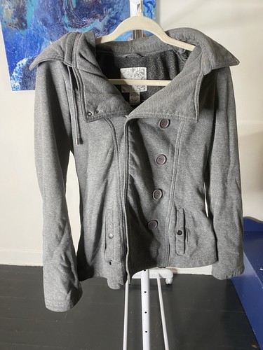 Cappotto grigio pile con - pile,