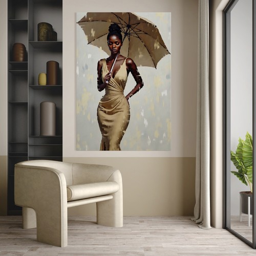 Elegante arte donna nera - ,, moda