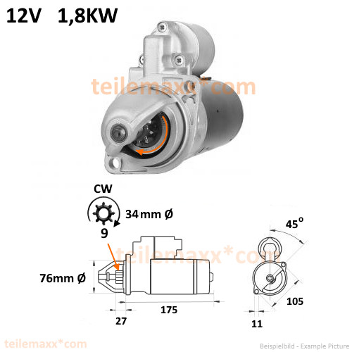 12v starter per mercedes benz - 12v,