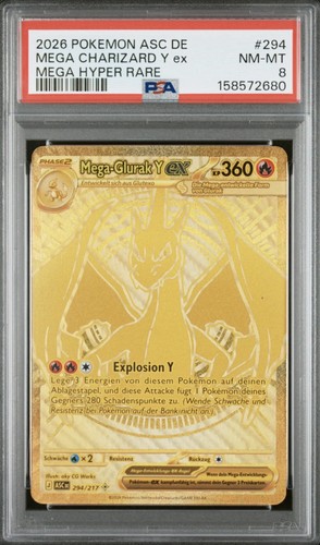 Carta pokemon mega glurak ex - pokemon, mega-glurak