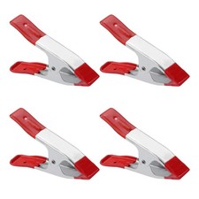 4 morsetti a molla in metallo