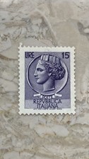 Francobollo Siracusana 15 Lire