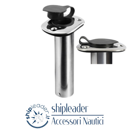 Portacanne incasso inox 42mm