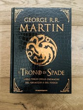 George R. R. Martin Trono Di Spade Libro terzo edizione deluxe pelle di drago