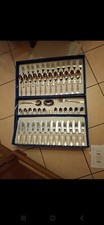 set posate acciaio inox placcato oro 24k