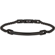 Bracciale uomo breil black - bracciale,