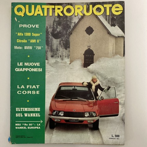Quattroruote 181 gennaio 1971 - 181,