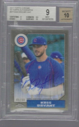 Kris bryant 2017 topps chrome - bryant,