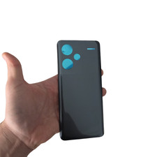 BACK COVER VETRO POSTERIORE XIAOMI REDMI NOTE 13 PRO PLUS 5G COPRI BATTERIA NERA