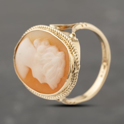Anello vestito ovale cammeo - , in