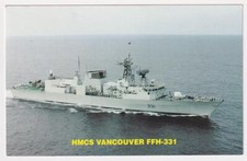Cartolina Nave Marina Canadese