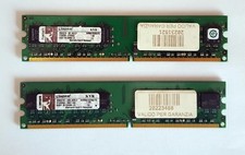 PC Desktop RAM DDR2 Kingston KVR667D2N5 totale 2 Gb funzionante