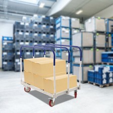 Carrello rettangolare 453,6 kg/1000 libbre in acciaio carrello con ruote