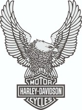 Adesivi harley davidson eagle - harley-davidson.,