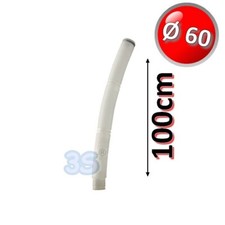 Tubo flessibile cm 100 in PPS Ø 60mm fumi caldaia condensazione