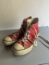 converse All Star Rosse,taglia 38, Usate Chuck Taylor