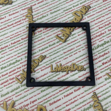 Cornice targa in plastica nera