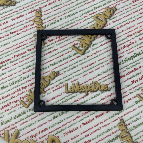 Cornice targa plastica nera - targa,