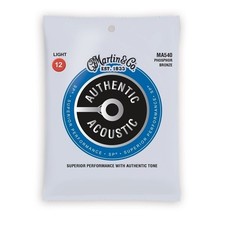 Martin MA540 Phosphor Bronze Muta Corde per chitarra Acustica 12-54 Light