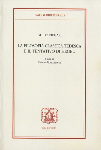 Filosofia classica tedesca - filosofia,