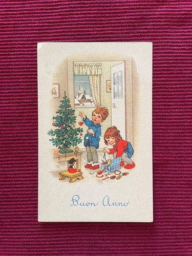 Cartolina buon anno - buon,