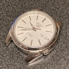 Orologio Seiko SNKL41J1 Automatico 7S26 Acciaio Inox 37mm Quadrante Bianco