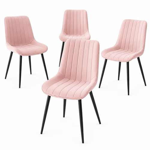 Set sedie pranzo rosa in - sedie,