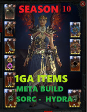 DIABLO 4🌞STAGIONE 10🔥HYDRA SORC BUILD✨COMPLETO x10 (articolo 1GA) ARTICOLO✨500M Oro