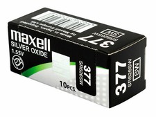 10 x Maxell 377 Pile Batterie