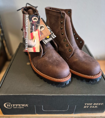 Stivali stringati chippewa - stivali,