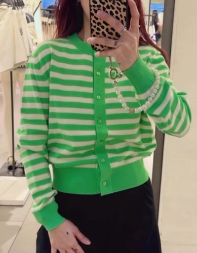 Cardigan zara verde - cardigan, a