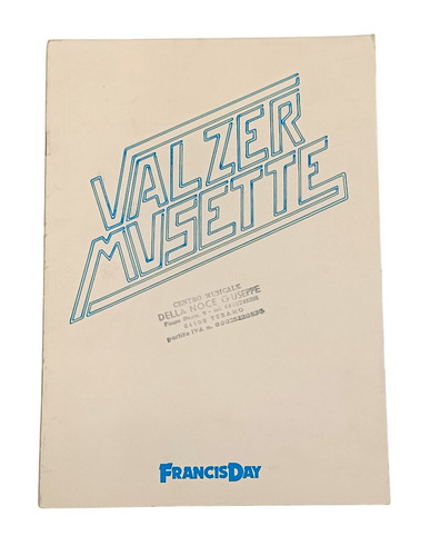 Valzer musette spartiti - valzer,