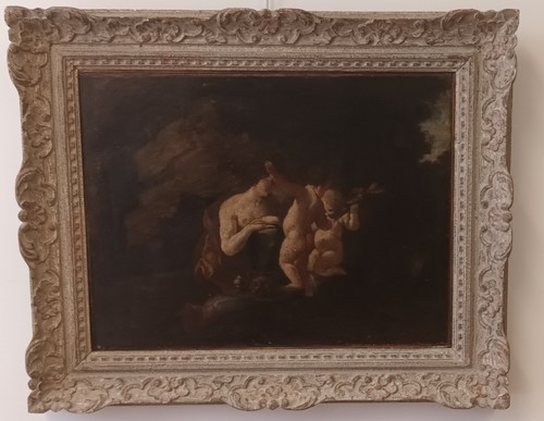Tableau ancien 17ème vanité - tableau,