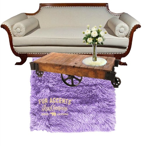 Tappeto shag lavanda