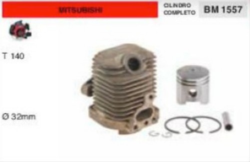 Cilindro pistone completo - pistone,