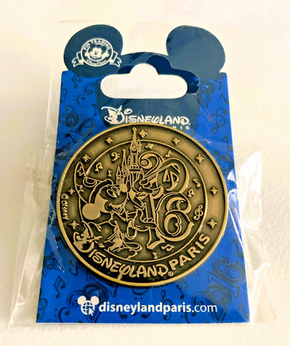Pin médaille disneyland - pin's,