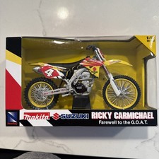 New-Ray 2006 Makita Suzuki RM-Z450 Ricky Carmichael 1:12 Addio Bici CAPRA