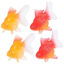  4 Pezzi Pesci Rossi