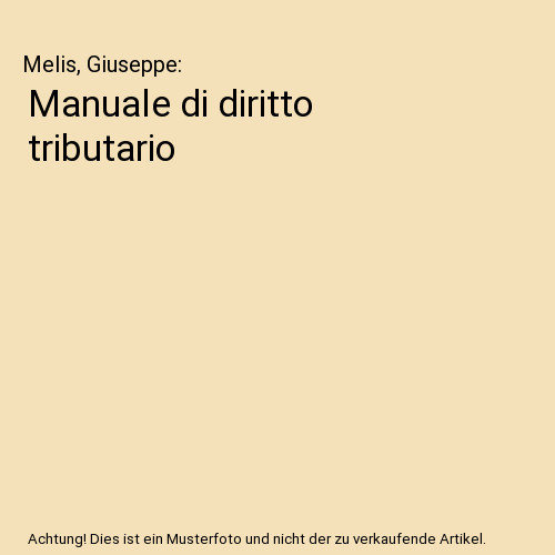 Manuale diritto tributario - manuale,