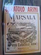 ETICHETTA LIQUORI VINO CURATOLO ARINI MARSALA