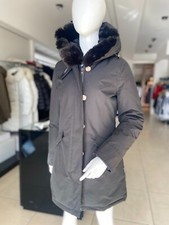 Woolrich Donna Beaker Parka in Ramar Cloth con pelliccia sintetica