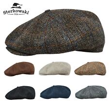 Cappello PEAKY Harris tweed lana vintage Baker Boy fatto a mano - Sterkowski