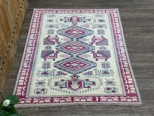 Tappeto turco animale vintage